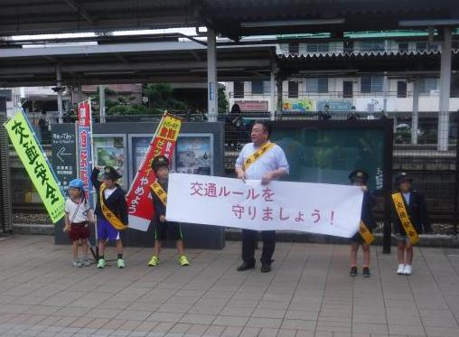 夏の交通事故防止運動街頭啓発活動R7