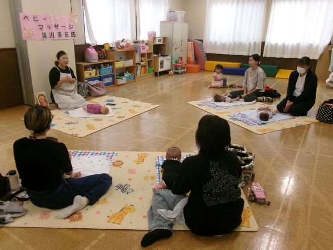 ベビーマッサージ9月