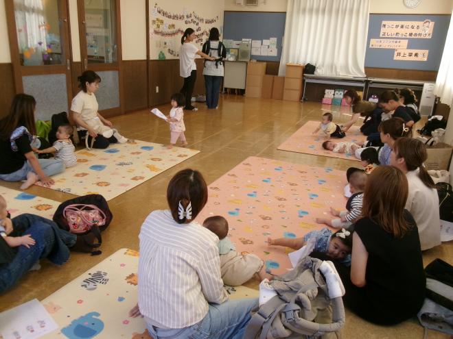 抱っこ紐の付け方の説明