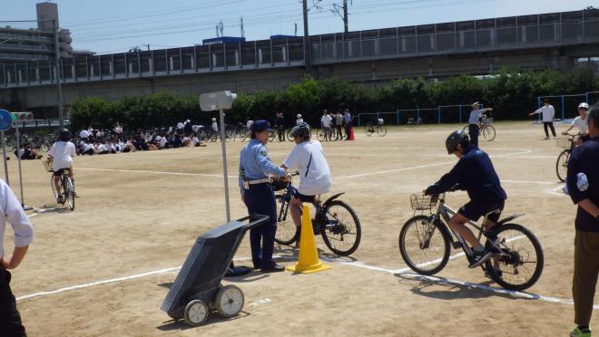 令和8年度自転車安全運転講習会の様子